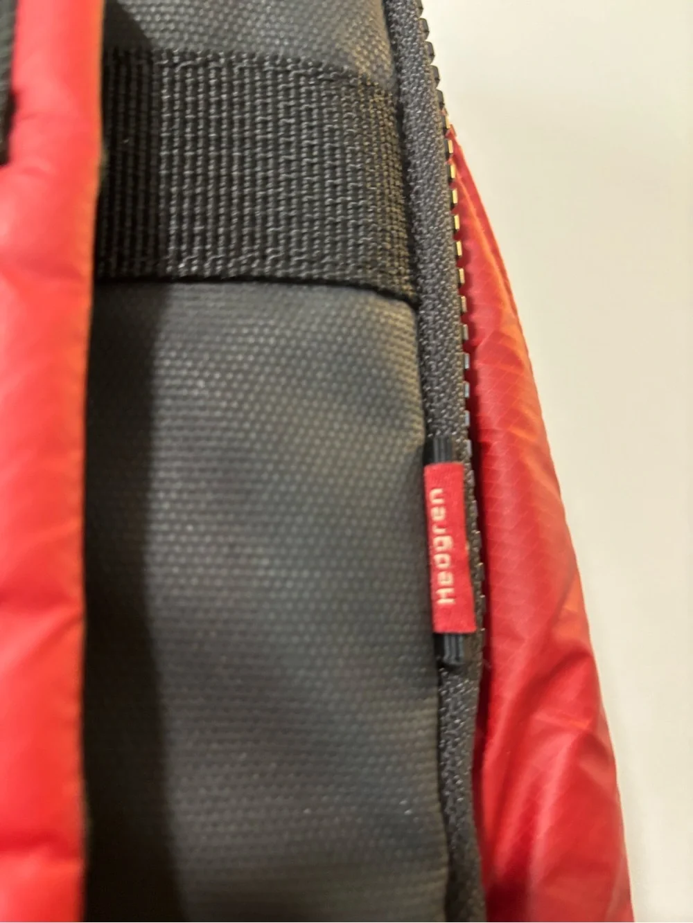 Hedgren Red Nylon Backpack Laptop Travel Bag Unisex